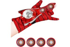 Niumowang Gant de Lanceur, Lanceur de Toile Spiderman, Lanceur de Toile, Gant de Lanceur Spide-rman, Gant Spiderman, Spide Jouet Gant pour Enfants