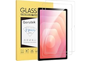 Gerutek [2 Piezas Protector Pantalla para Samsung Galaxy Tab S11 2025/S10 Lite/S10 FE/Tab S9 FE/S9/S8/S7 (10.9"/11"), 9H, Antiarañazos, Ultra Transparente Cristal Vidrio Templado para Samsung Tab S11