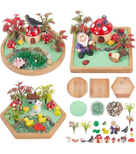 Navaris Mini Zen Garten Kit - Miniatur Sand Garten  Produktbild-Vorschau 7