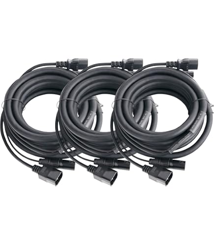 Pronomic Stage EUIECD-2.5 Hybridkabel Kaltgeräte/DMX - 2,5 m Kombi-Kabel für Stromversorgung und
