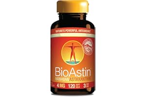 Nutrex Hawaii, BioAstin, Hawaiian Astaxanthin, 4 mg, 120 Softgels, Vitamin E, Gluten-Free, SOYA-Free, Non-GMO