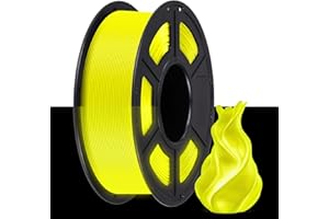ANYCUBIC Filamento PLA 1,75 mm per Stampante 3D, Neatly Wound, Precisione Dimensionale +/- 0,02 mm, Nessun Odore, Nessuna Bolla, Robusta(Giallo,1KG)