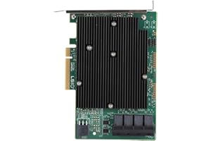 SXHLSELLER Carte HBA de Contrôleur SAS 16 Ports 12 Gbps, Carte HBA LSI SAS 9300 16I pour pour Linux pour VMware pour Freebsd