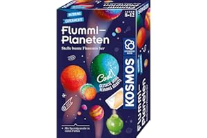 KOSMOS 657765 Flummi-Planeten, Bunte Flummis selbst herstellen, Coole Farbmuster selber Mixen, Experimentierset für Kinder ab 8 Jahre, Mitbringexperiment, Aktivität für Kindergeburtstag
