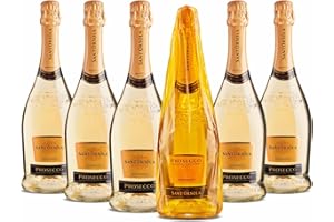 Sant'Orsola - Prosecco D.O.C. Millesimato Extra Dry, da Uva Glera, Gusto Fresco con Note Fruttate, 6x750 ml