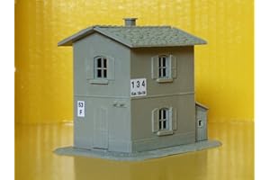 Krea Modellismo Casello Ferroviario FS Stile Italiano con Magazzino Kit Scala Ho - 1:87
