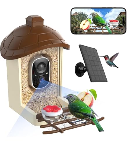 VisorTech Wildkamera Vogelhaus: Vogelhäuschen &amp Produktbild-Vorschau 7