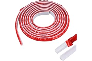 TECDW Modanatura a Corona Flessibile Autoadesiva 3M x 19mm x 13mm, Rifiniture per Modanature, Strisce di Calaftaggio Triangolare Autoadesiva per Parete, Armadietti, Pavimenti, Soffitti, Battiscopa