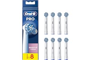 ‎ORAL-B Oral-B Pro Sensitive Clean Końcówki do szczoteczek elektrycznych, opakowanie 8 sztuki