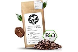 ‎360° RUNDUM EHRLICH Super Premium, optimiert für Bulletproof Coffee (Butterkaffee/kugelsicherer Kaffee), 100% Arabica aus den Bergen Honduras, biologisch angebaut