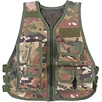 Gilet Da Pesca Per Bambini - Regolabile, 18 Tasche, Per Trota E Bass - Foto 7