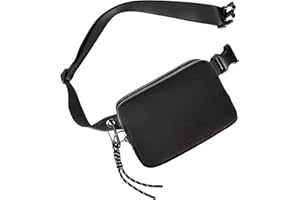 LOCAL LION Bauchtasche Damen Klein, Crossbody Bag Damen, Hüfttasche Stylisch, Gürteltasche Herren, Umhängtasche mit Mehreren Fächern und Schlüsselband, Sportlich, Modisch, Wasserabweisend