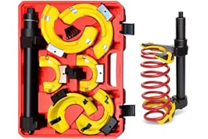 Zoomtools Macpherson Strut Kit de compresseur de ressort hélicoïdal interchangeable Fourche hélicoïdale Extracteur d'outils avec protection de joug