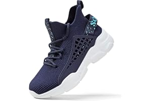 FUSHITON Bambini Scarpe Sportive Ragazzi Ragazze Scarpe da Corsa Scarpe da Passeggiata Moda Comodo Sneaker Casual