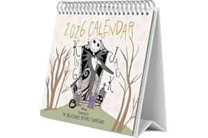 Grupo Erik: Calendario 2026 da Scrivania Disney Nightmare Before Christmas | Calendario da Tavolo 2026, Planner 2026 - Mensile da Tavolo