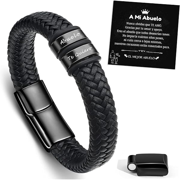 Ideas Significativas De Regalo Para Hijo. Pulsera De Acero