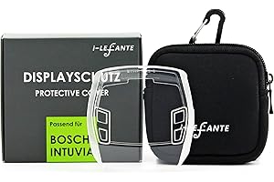 i-LEFANTE Pokrowiec neoprenowy Bosch Intuvia + pokrowiec ochronny | ochrona wyświetlacza roweru elektrycznego | przezroczysty i wodoszczelny | ochrona przed uderzeniami i zadrapaniami