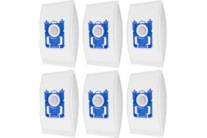 VONXHOLL 6 Staubsaugerbeutel S Bag für AEG GR201S, für Philips Classic Long Performance FC8021/03 kompatibel mit Electrolux Ersatz-Staubbeutel E201SM