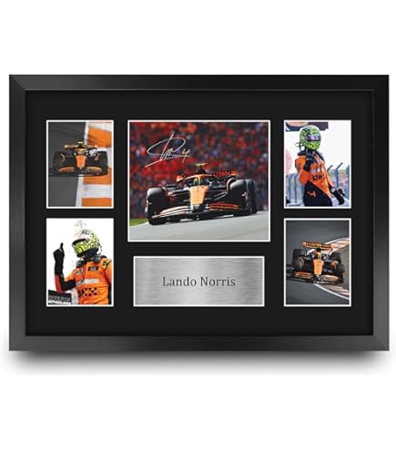 Lando Norris F1 Formel 1 Fotodruck, signiert, 30,5 x 20,3 cm