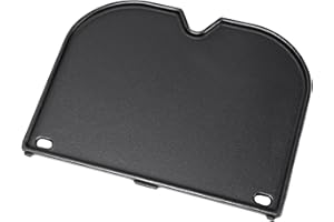 Denmay Plaque de cuisson en fonte pour barbecue Weber Lumin Compact - 28,5 x 21 cm - Pour barbecue d'extérieur Weber Lumin Compact - 1 paquet