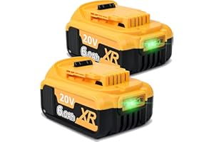 BONADGET 2X 18V replacement battery for DCB200 DCB184 DCB180 DCB200 battery for power tools