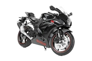 Risopen 1:12 SUZUK 1000R Motorcycle Model Toy Mini Alloy Metal Diecast Motorcycle Model Black Motorcycle Model Toy Sport Motorcycle Racing Model Collection Gift for Men Kid Boy (SUZUK GSX R1000R)