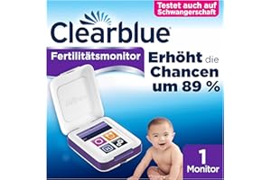Clearblue Kinderwunsch Fertilitätsmonitor, Ovulationstest / Fruchtbarkeitstest für Frauen, 1 Touchscreen-Monitor, Zykluscompu