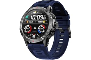 FINDTIME Kompass Militär Smartwatch Herren Android mit Telefonfunktion Blutdruckmessung IP68 Wasserdicht 1,52 Zoll Sportuhren Outdoor Fitness Tracker Tactical Watch Military Fitnessuhr Schrittzähler GPS Uhr