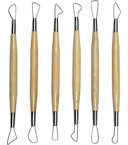 Tnfeeon Outil De Ruban à Double Tête, Manche En Bois, Outil