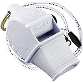 Fox40 Sonik CMG Safety neon gelb Trillerpfeife+ Break-Away Sicherheits-Pfeifenschnur gelb