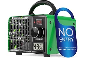 Ozongenerator 168000mg/h,Bärbar Ozonmaskin,Luftrenare,Lämplig för 500m²