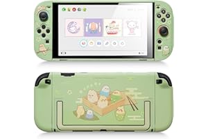 GeekShare Funda protectora compatible con Switch 2, funda delgada de PC para consola Switch 2 y consola de juegos, Little Parrots