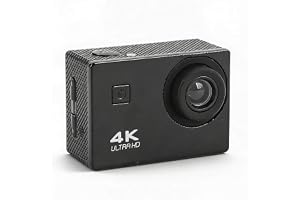 Bewinner 4K Action Camera, Portable Camera with 2.0 Inch IPS Screen, Electronic Stabilization Cycle Video Cam