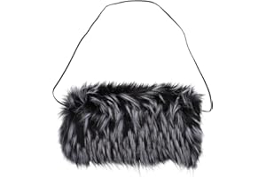 CLISPEED with Little Cushion Pillow Winter Super Cold Hand Women Polyester Gloves Bag for Small Arm Faux Bridal Thickened Ionterior Pocket Warmer Keep Delicate Thermal and Black