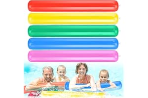 DTXYBC Tagliatelle Da Piscina, 5 Pezzi Noodle Piscina Galleggiante, 105 cm Noodle Piscina Gonfiabile, spaghetti da nuoto per piscina, Tubo Galleggiante Piscina, per Parco Acquatico sulla Spiaggia