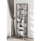 Mithra Life 6 Katlı Plastik Gri Banyo Mutfak Rafı MIT1046