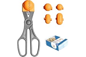 La croquetera Pack- Pelle multifonction couleur Orange – 4 Moules interchangeables pour masse + Pack 20 plateaux conservation – 100% espagnol : patenté et fabriqué en Espagne