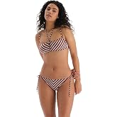 Dagi Kadın Straplez Bikini &Uuml;st Bordo-Ekru 34
