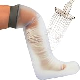 BLJ&reg; Plaster Protector Leg Adult Shower &ndash; Waterproof, Flexible and Reusable Cast Cover for Daily Use + Storage Bag with Zippe