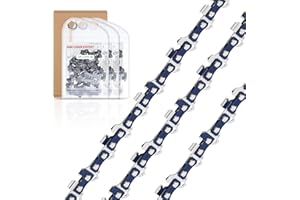 GLOSKIN Catena Motosega da 3×30 cm Maglia di Trasmissione LP da 3/8" Catena da 1,1 mm 44TG a Gioco Basso,Adatto per Stihl MSE170C MS194T- 36100000044, ecc.