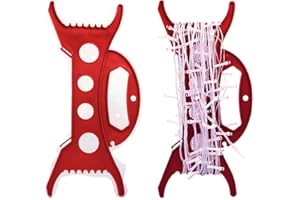 Zngou 2PCS Christmas Lights Storage Holder Red Holiday Light Organizer All Purpose Lights Cord Wind Up Christmas Light Winder String Lights Storage for Tree Lights Garland Beads Extension Cord