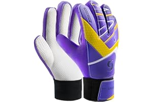 Sportout Guantes de portero junior, guantes de entrenamiento para niños y niñas, con doble protección de muñeca y material de látex antideslizante resistente al desgaste para proporcionar protección para prevenir lesiones