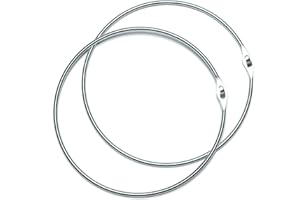 ‎VAN DEN HEUVEL van den Heuvel 2 x Warenring aus Stahl | Stahlring ∅ 15cm | gehärtet & verzinkt | mit Verschluss zum Aufklappen