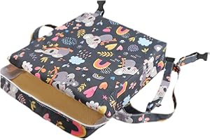 HAWAKA Sitzerhöhung Stuhl Stuhlhussen,Tragbares Boostersitze Cover Stuhlhussen Waschbar Sitzerhöhung Stuhlhussen für Esstisch Baby Booster Sitz Pads Kindersitzkissen Stuhlhussen