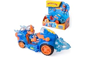 SUPERTHINGS RIVALS OF KABOOM SUPERTHINGS KAZOOM Power – Combat Vehicle Kid Kazoom. Vehículo de Combate de Kid Kazoom de la Serie de TV “Kazoom Power”.Contiene 1 Combat Vehicle, 1 Kid Kazoom Exclusivo, 1 Arma y 1 Accesorio