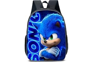 Umbrean Kinderrucksäcke Sonic Hedgehog für Jungen Kinder für Grundschüler für Mittelschüler