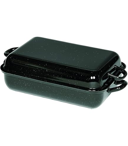Riess Oma’s Bratpfanne 33/20 Cm – Schwarze Emaille, Induktionsgeeignet, Made In Austria