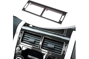 DIYUCAR Karbonfaser für LR Discovery Sport 2015 2016 2017 2018 2019 ABS Klimaanlage Entlüftungsauslass Verkleidung