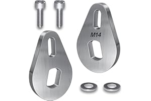 E Bike Power UK Universal E Bike M14 Drehmomentarm Set Elektrofahrrad Hinterachse 6mm dick aus Edelstahl passend für 1000W 2000W 3000W Motoren