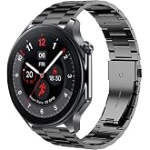 Blueshaweu Metal Compatible with OnePlus Watch 2 Watch, Stainless Steel Band Compatible with OnePlus Watch 2 Smart Watch